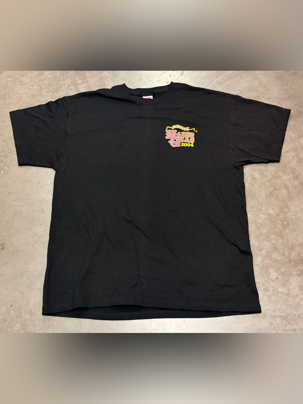Mardi Gras Pappadeaux Fruit of the Loom Black Short Sleeve Tee
